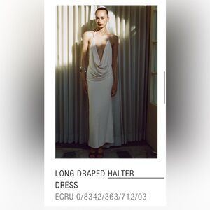 NWT cream Zara dress